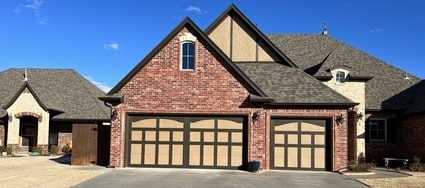 Garage door repair and replacement services in Oklahoma by Belter Roofing and Construction.