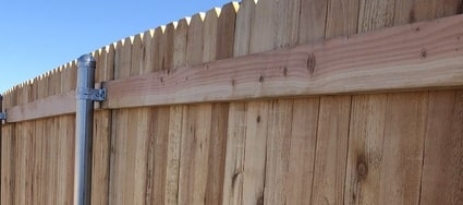 Fence repair and replacement services in Oklahoma by Belter Roofing and Construction.