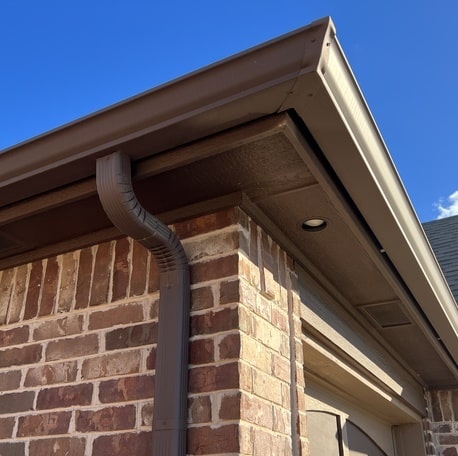 House gutter installation, repair, and replacement in Oklahoma.