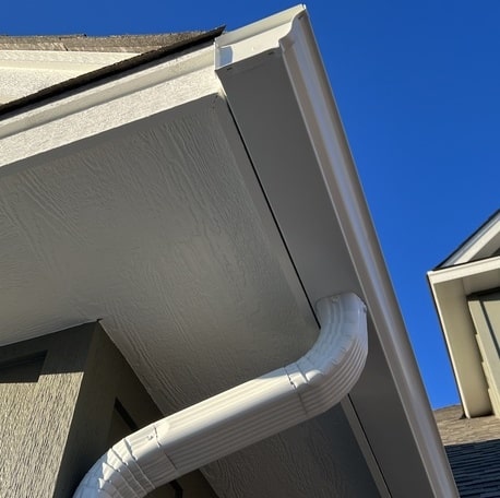 Gutter repair and replacement in Oklahoma by Belter Roofing and Construction.