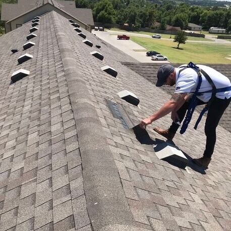 Roof inspection is one of Belter Roofings Oklahoma professional roof services.