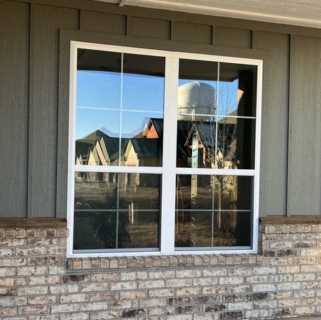 Window replacement in Oklahoma by Belter Roofing and Construction.