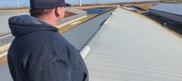 Metal roof repair in Oklahoma by Belter Roofing OKC.