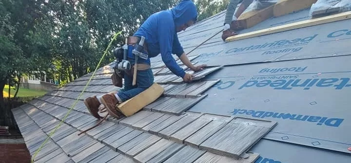 Wood shake shingle roof is an Oklahoma roof type.